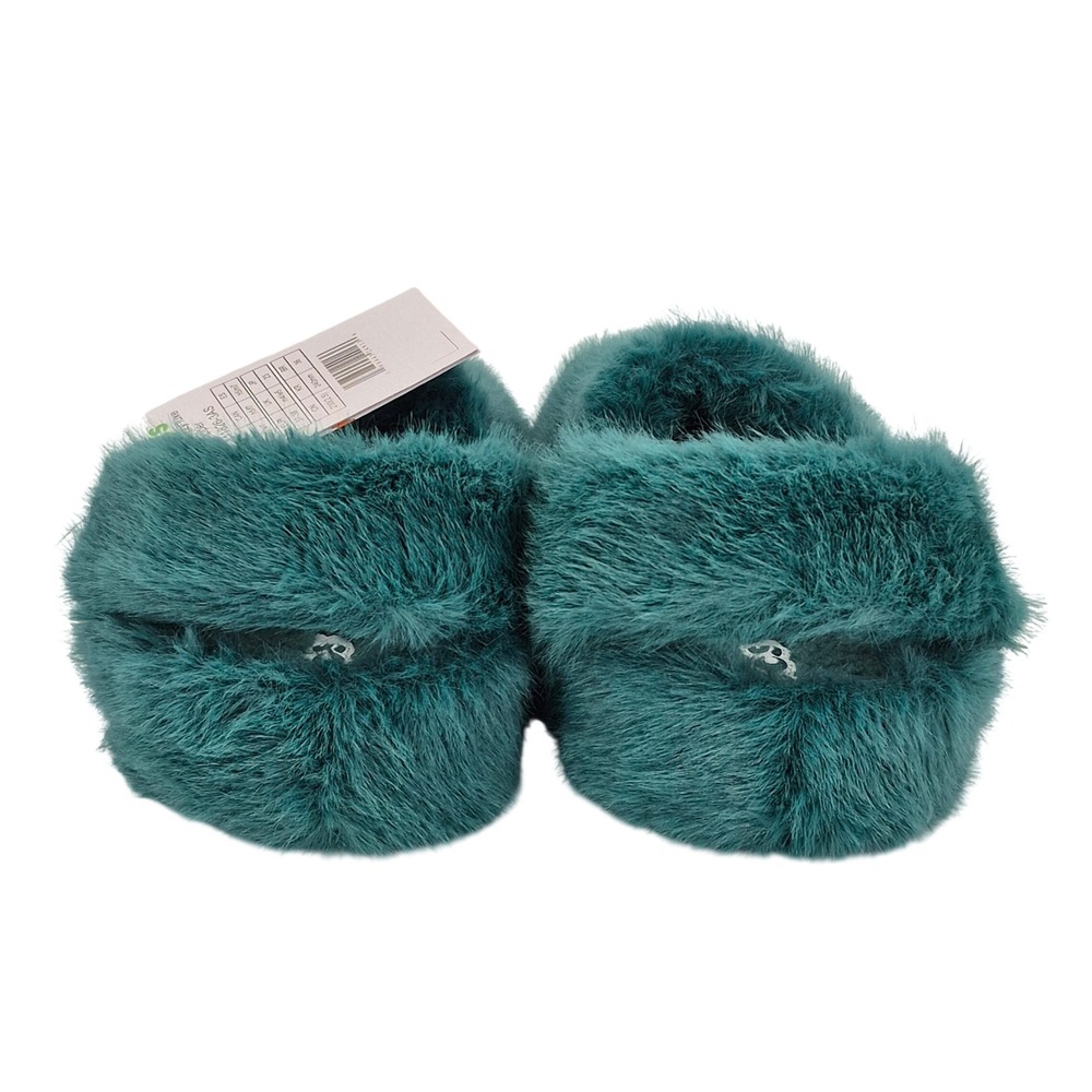 Crocs Classic Cozzzy Luxe Slipper Adult Women's Size 7 Hosta Turquoise Teal - Picture 8 of 16